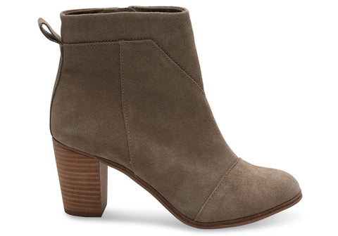 Taupe Sueda Women's Lunata Booties