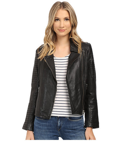 BB Dakota Elias Washed Lamb Moto Jacket