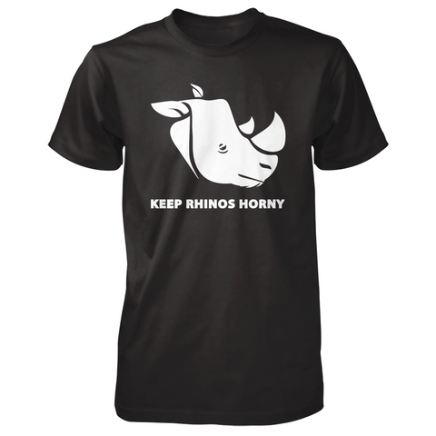 Paul Blackthorne "Keep Rhinos Horny" Tee