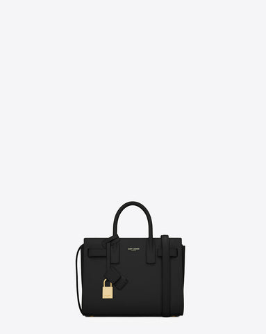 Classic Nano Sac De Jour Bag In Black Leather