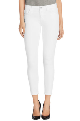 835 Mid Rise Capri in Blanc