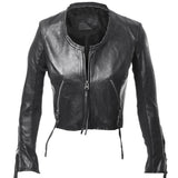 Looker Crop Leather Jacket