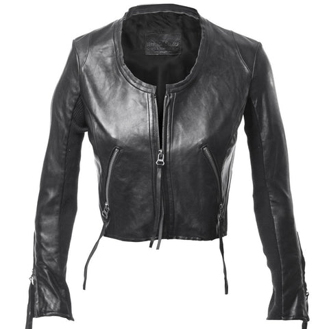 Looker Crop Leather Jacket