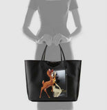 Antigona Large Shoppin Tote, Bambi Print