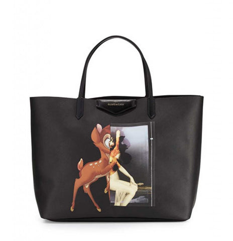 Antigona Large Shoppin Tote, Bambi Print
