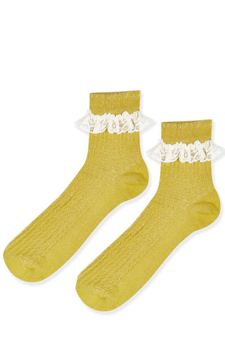 Lace Trim Ankle Socks
