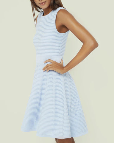 NADYNE Ottoman ribbed dress