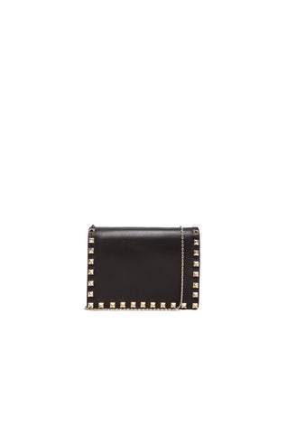 Small Rockstud Flap Bag With Chain