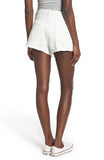 'Parker' Destroyed Cutoff Denim Shorts (Blanche)