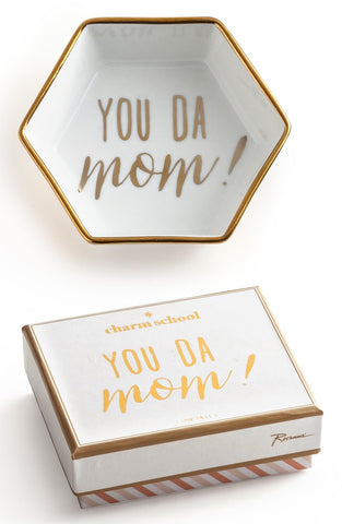 You Da Mom Porcelain Trinket Tray